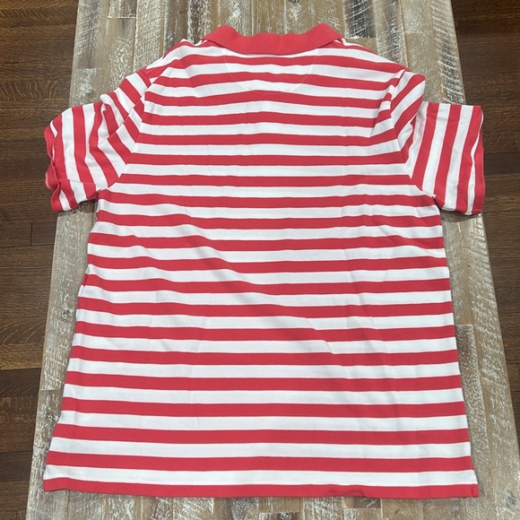 Pink and white stripe polo - Picture 5 of 5